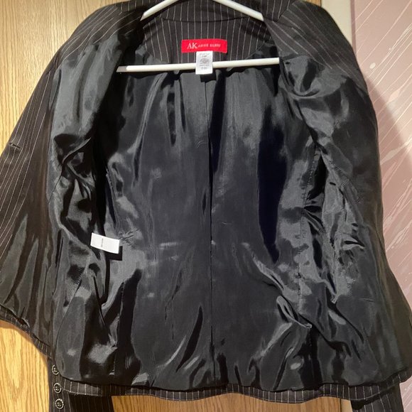 Anne Klein Black Pinstripe Blazer - Picture 6 of 6